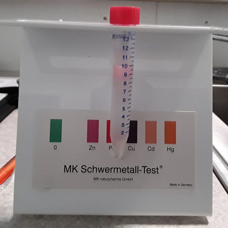 Wassertest Schwermatalle