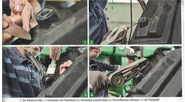 PE Polyethylen Auftragsschweißverfahren