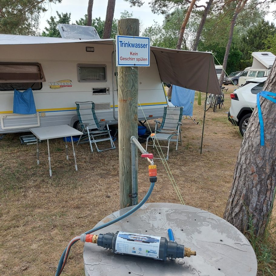 aquaSpin Camping Wasserenthärtung Kalkschutz aquaSpin Wasser Enthärtung auf Camingplätzen Vor Ort