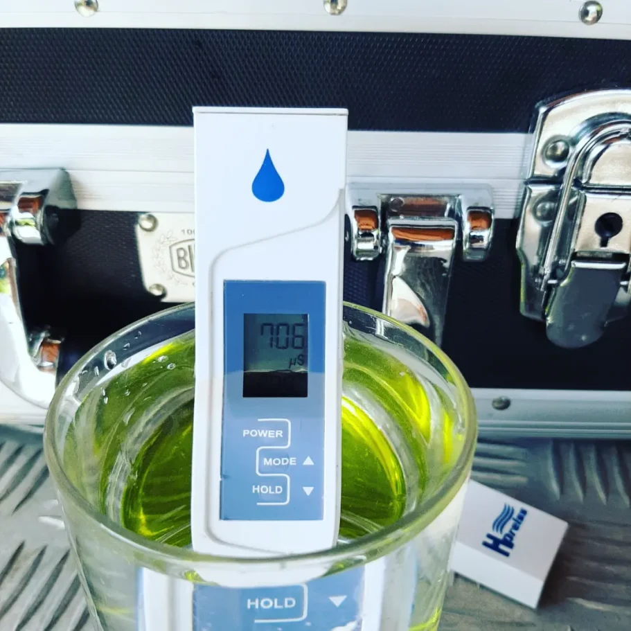 Leitungswasser Leitfähigkeitsmessung Wasser Leitfähigkeitsmessung