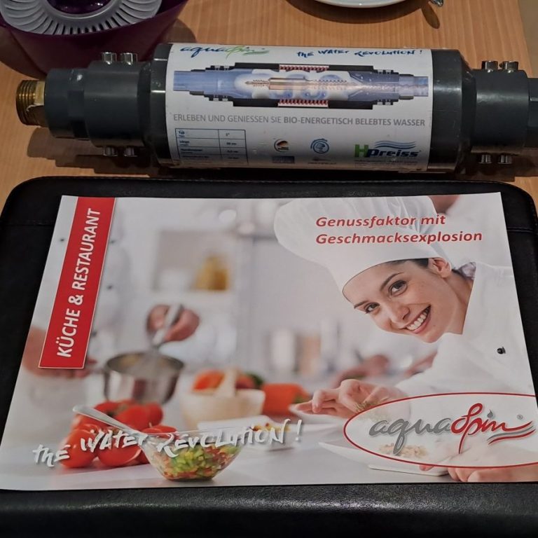 aquaSpin Wasser Geschmacksexplosion