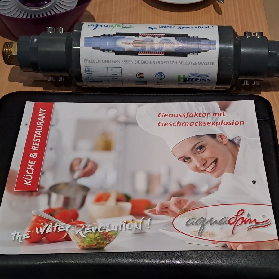 aquaSpin Wasser Genussfaktor mit Geschmacksexplosion
